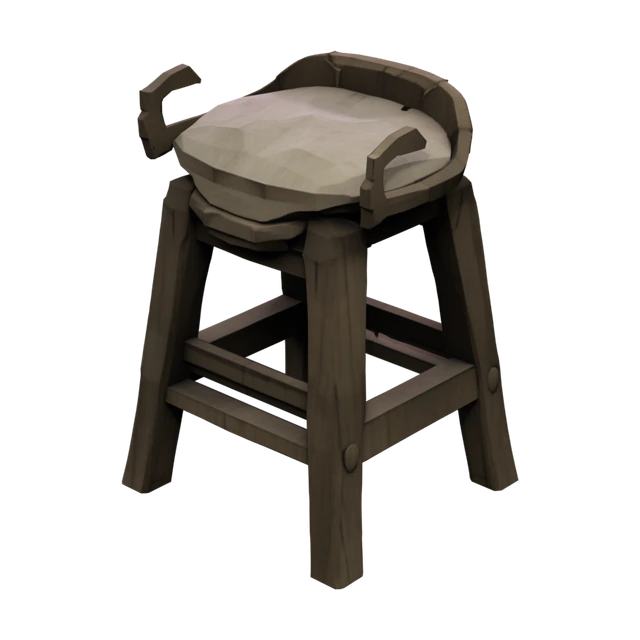 Supplied model preview of Saloon stool.